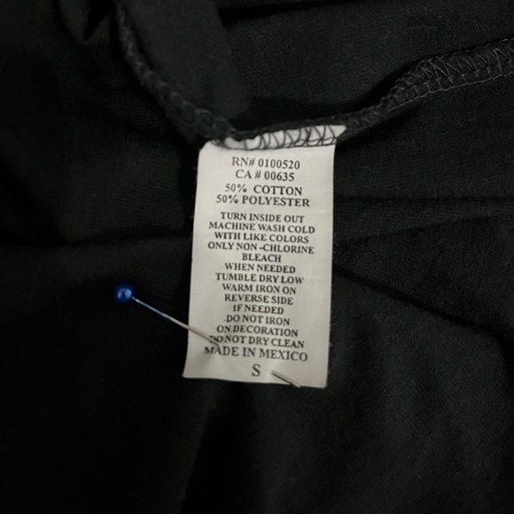 3/$30 _ STAR WARS  | short sleeve black ringer tee white trim REY episode 7- S - Picture 4 of 4